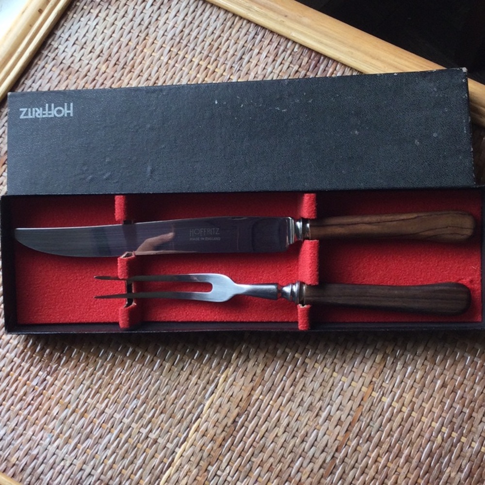 Carving knife &fork